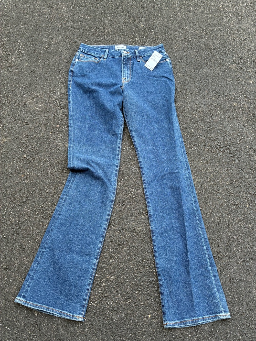 Frame Denim Blue Flare Jeans